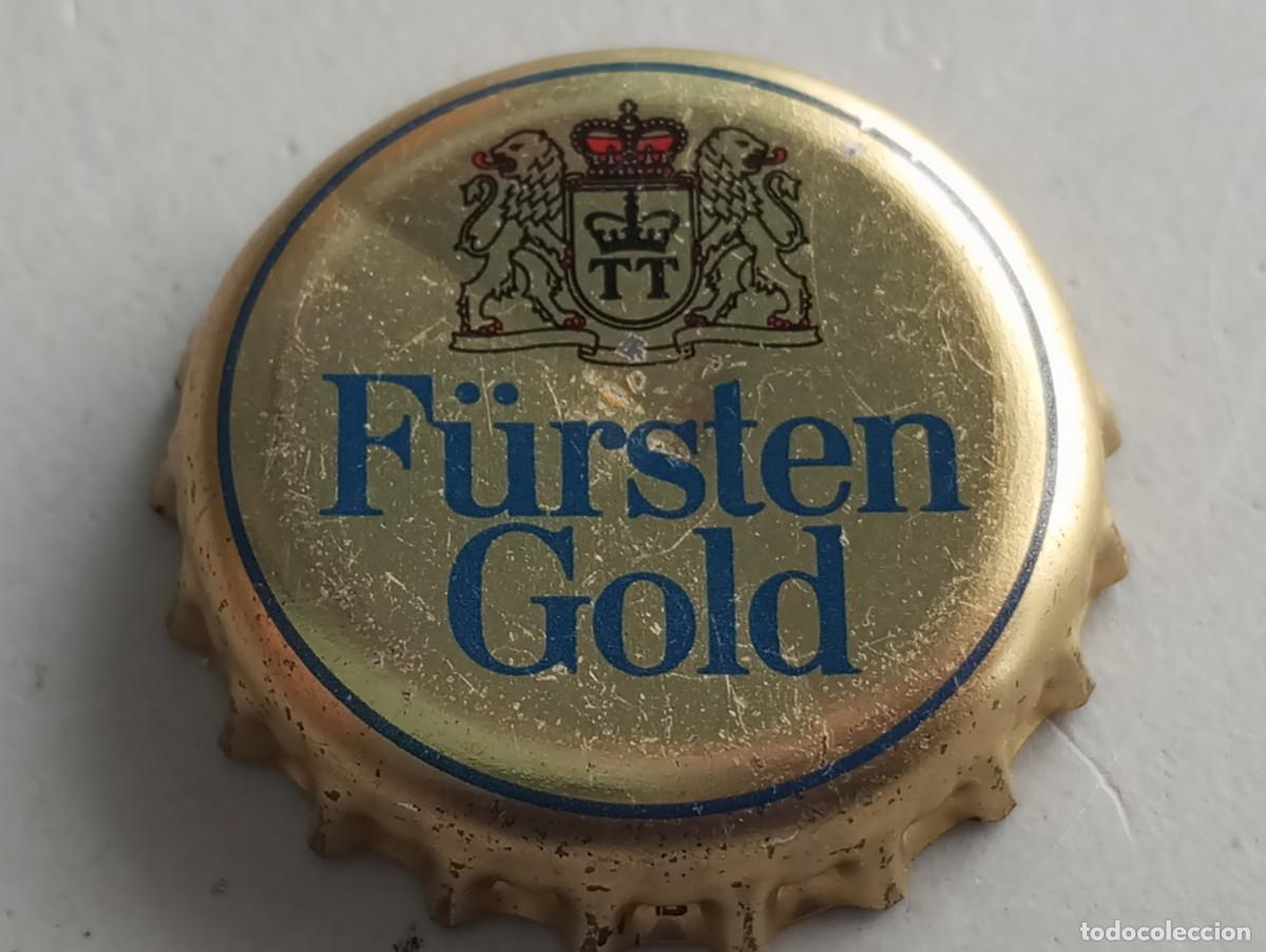 Collectable Beer: Chapa tap&oacute;n corona de la cerveza alemana F&Uuml;RSTEN GOLD