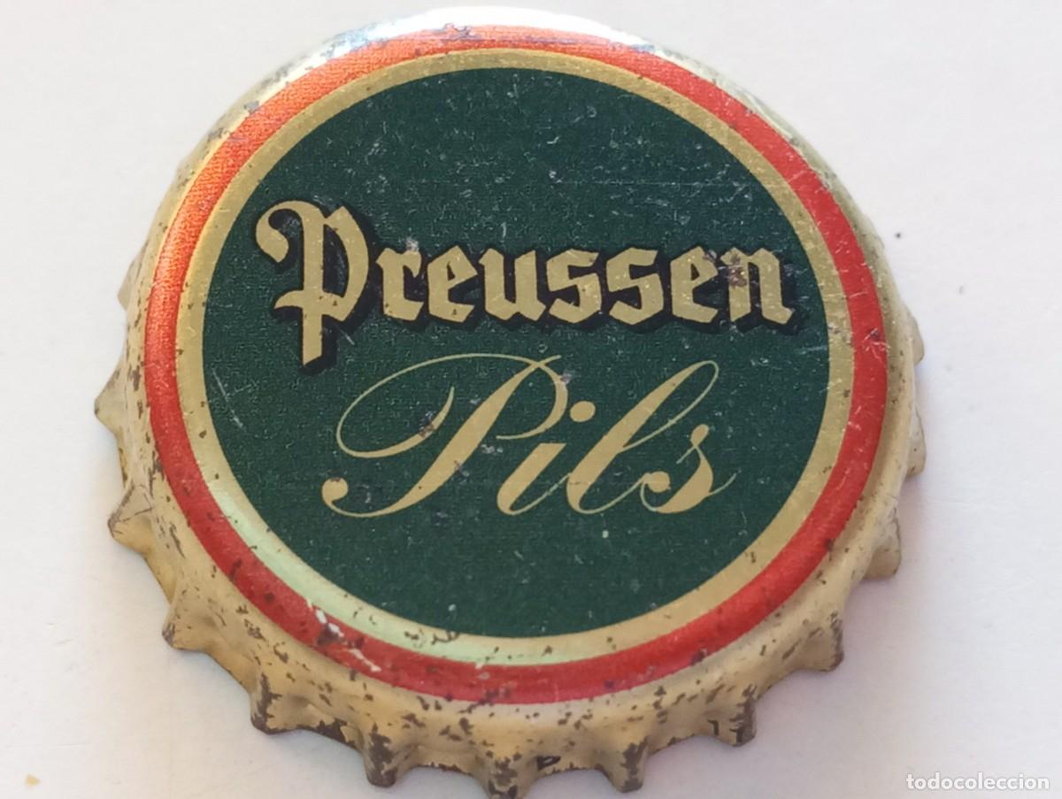 Coleccionismo de cervezas: Chapa tap&oacute;n corona cerveza alemana PREUSSEN PILS