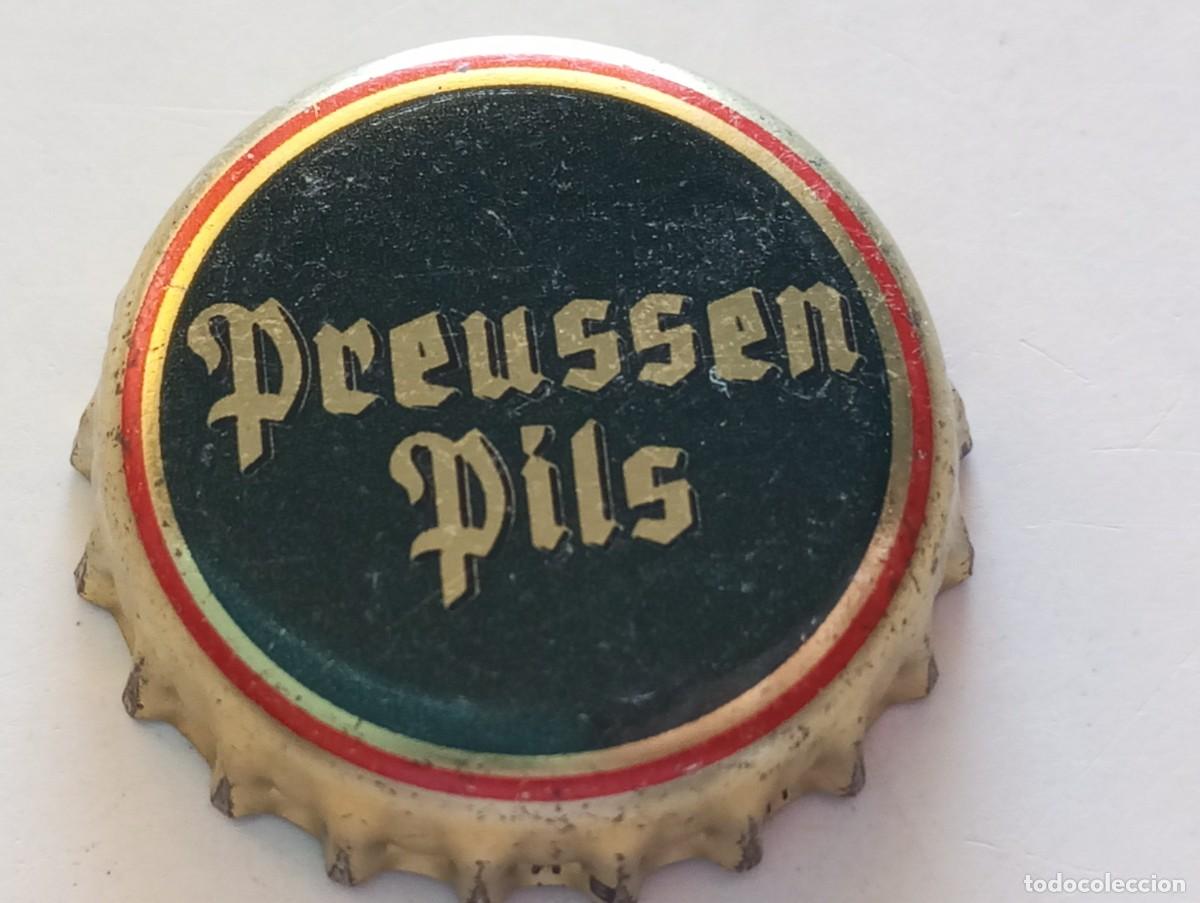 Coleccionismo de cervezas: Chapa tap&oacute;n corona cerveza alemana PREUSSEN PILS
