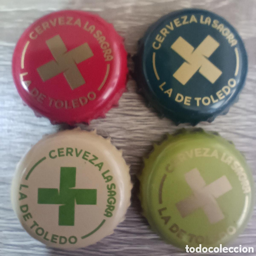 Coleccionismo de cervezas: CHAPA TAPON CORONA CERVEZA LA SAGRA (LOTE)