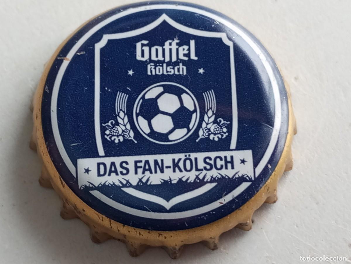 Coleccionismo de cervezas: Chapa tap&oacute;n corona cerveza alemana GAFFEL K&Ouml;LSCH DAS-FAN-K&Ouml;LSCH