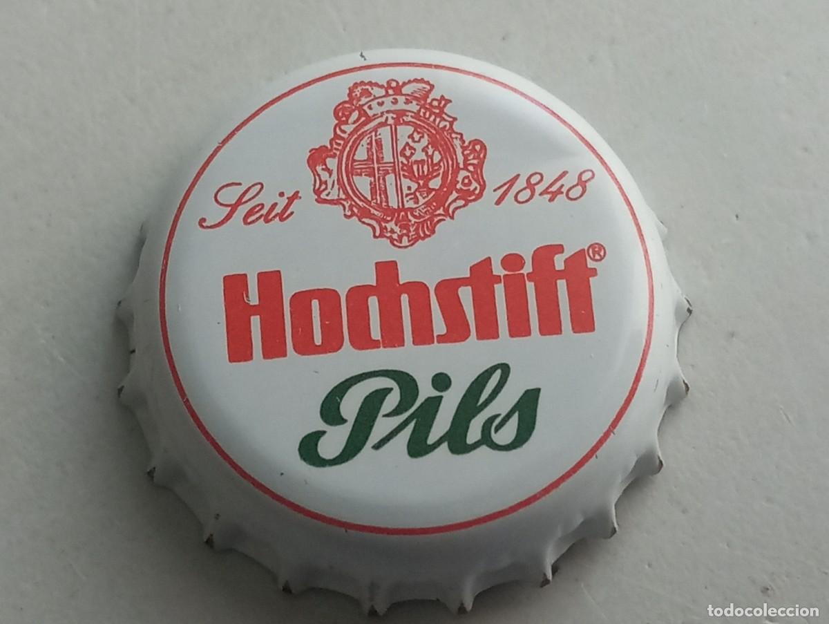 Coleccionismo de cervezas: Chapa tap&oacute;n corona de la cerveza alemana HOCHSTIFT PILS SEIT 1848