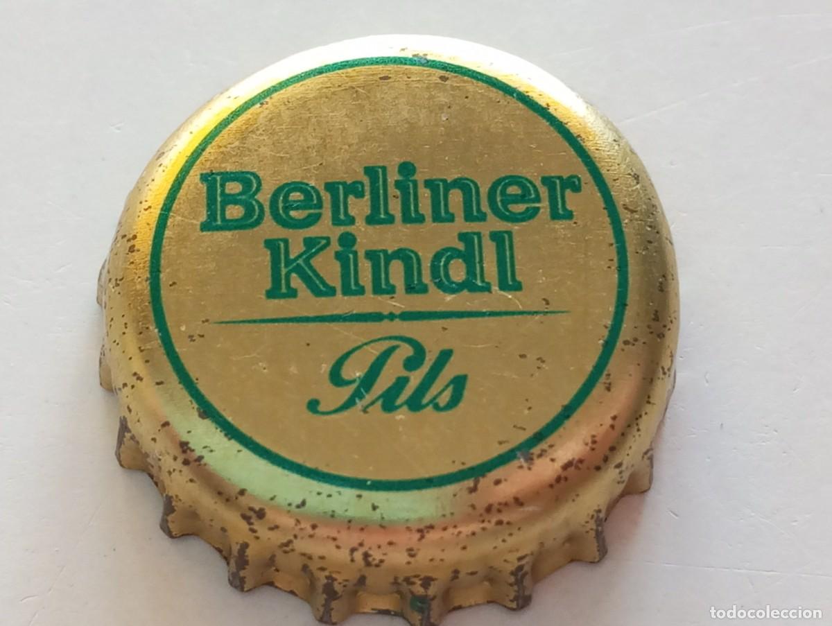 Coleccionismo de cervezas: Chapa tap&oacute;n corona de la cerveza alemana BERLINER KINDL PILS