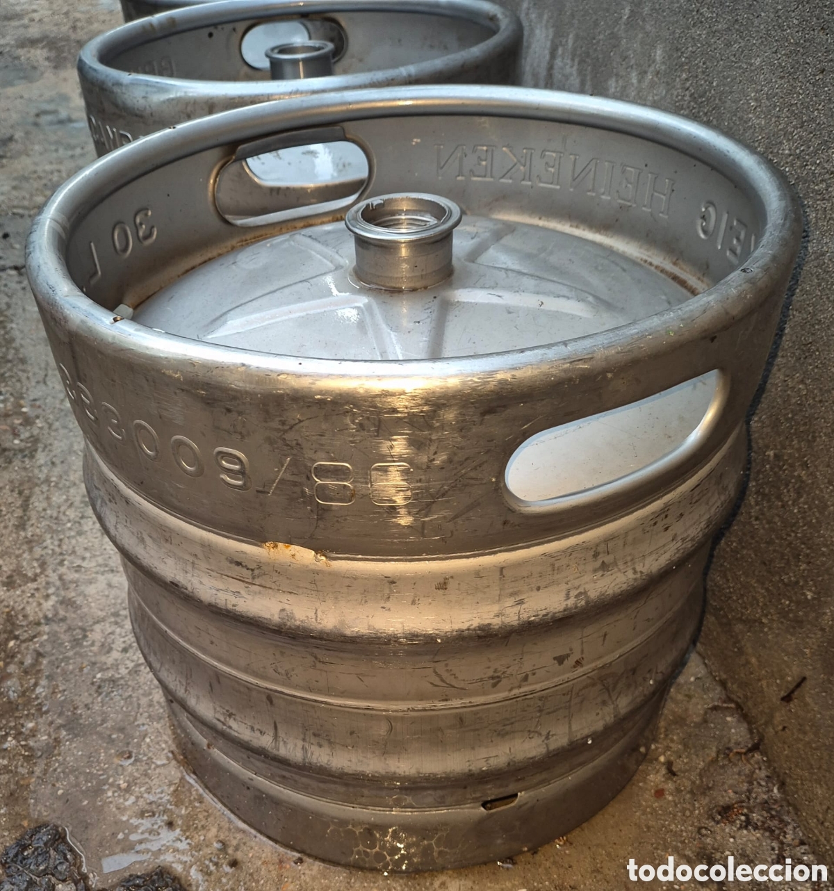 Coleccionismo de cervezas: Lote de barriles de cerveza de 30L