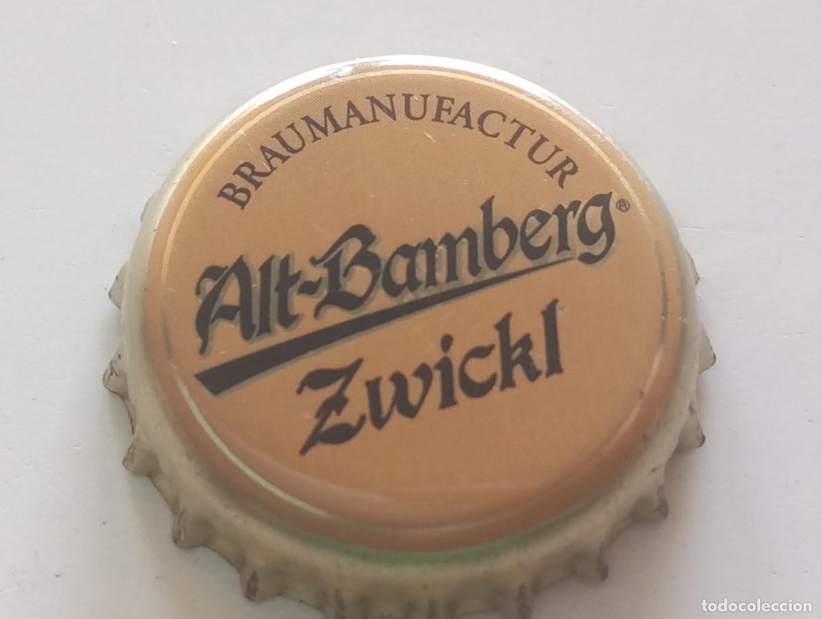 Coleccionismo de cervezas: Chapa tap&oacute;n corona de la cerveza alemana ALT-BAMBERG ZWICKL BRAUMANUFACTUR