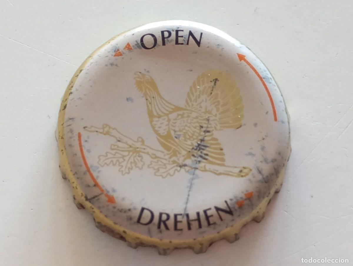 Coleccionismo de cervezas: Chapa tap&oacute;n corona de la cerveza alemana HASSER&Ouml;DER OPEN-DREHEN