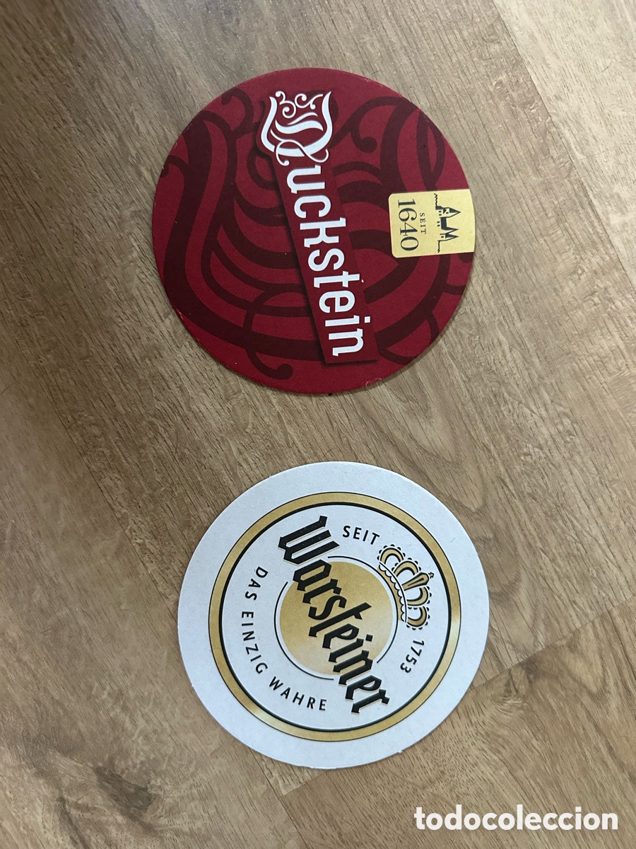 Coleccionismo de cervezas: Posavasos cerveza alemana en perfecto estado