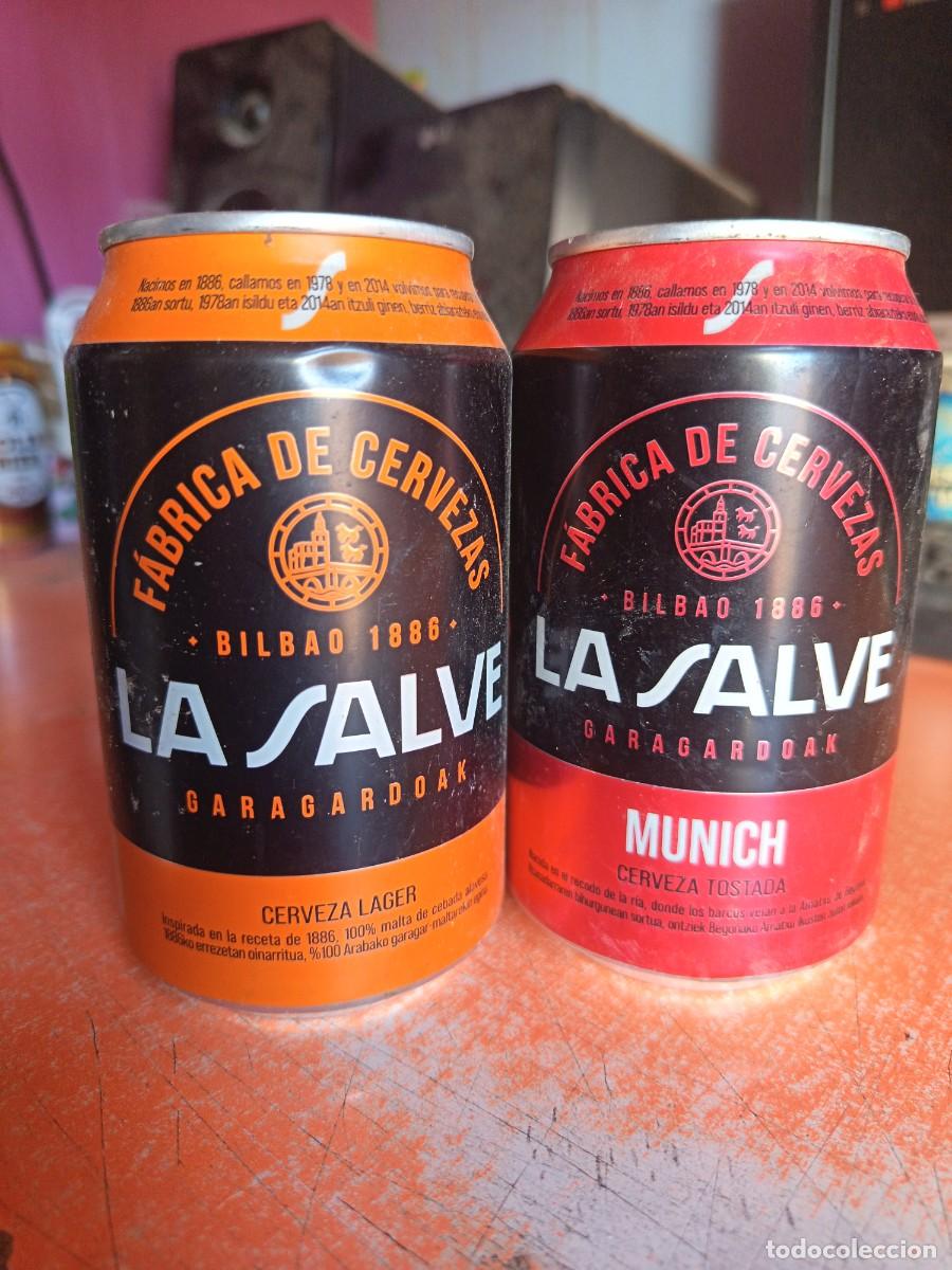 Coleccionismo de cervezas: Latas cerveza La Salve. - Foto 1
