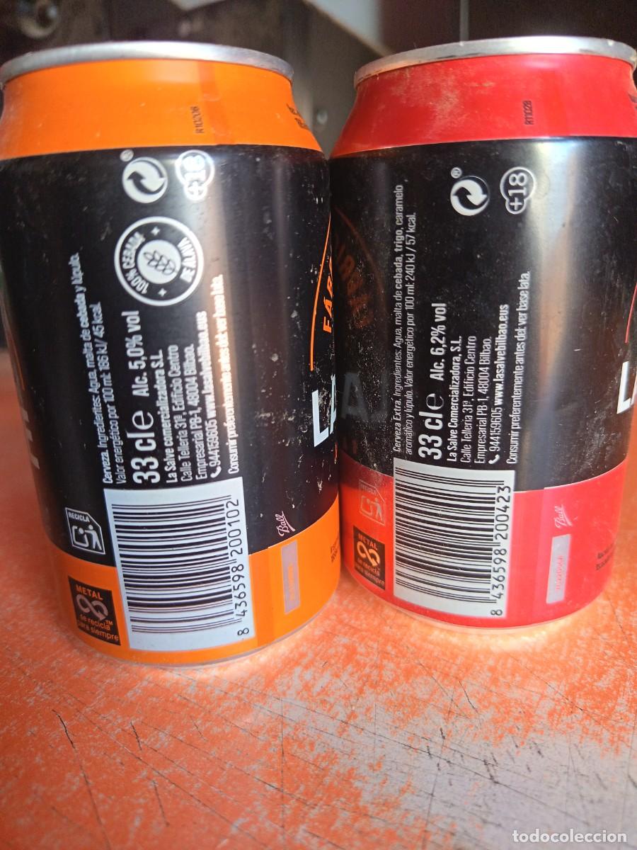 Coleccionismo de cervezas: Latas cerveza La Salve. - Foto 2