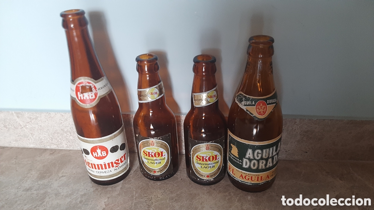 Coleccionismo de cervezas: Lote botellines de cerveza a&ntilde;os 70-80
