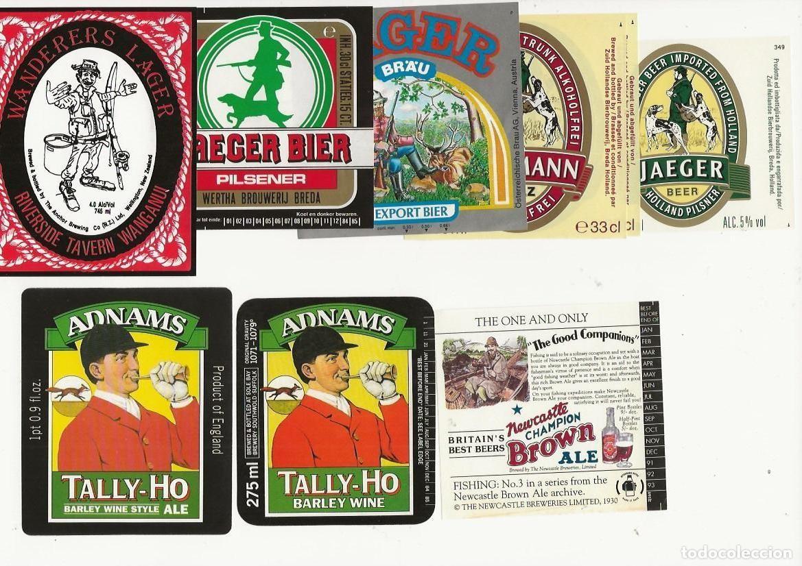 Coleccionismo de cervezas: LOTE TEMATICO: LA CAZA