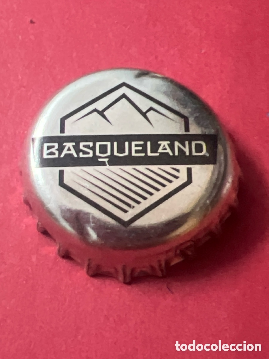 Coleccionismo de cervezas: T4/X70/D4. TAPON CORONA CAPSULA CHAPA CERVEZA BASQUELAND (ESPA&Ntilde;A)