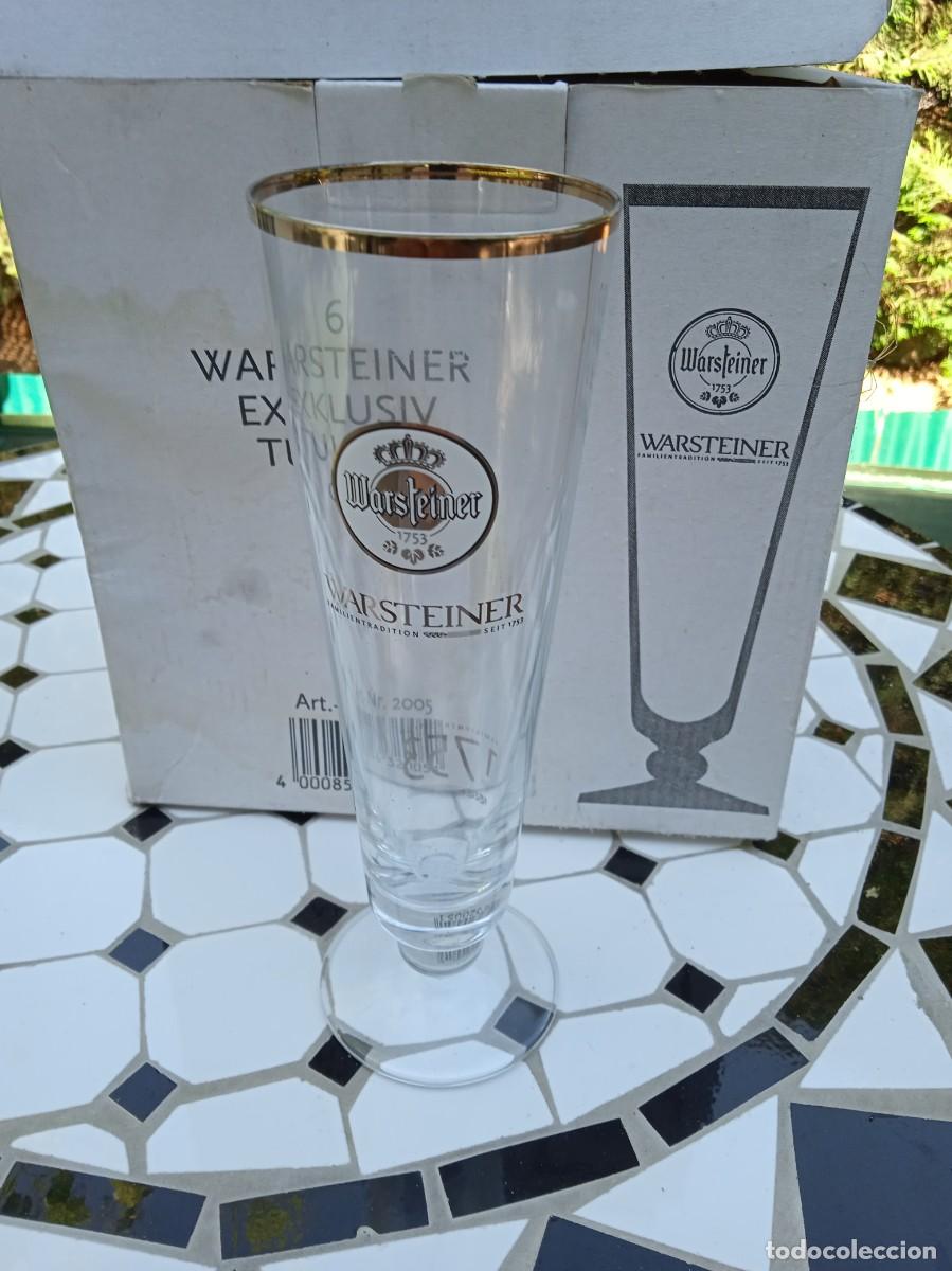 Collezionismo di birre: SEIS COPAS DE CERVEZA ALEMANA **WARSTEINER**