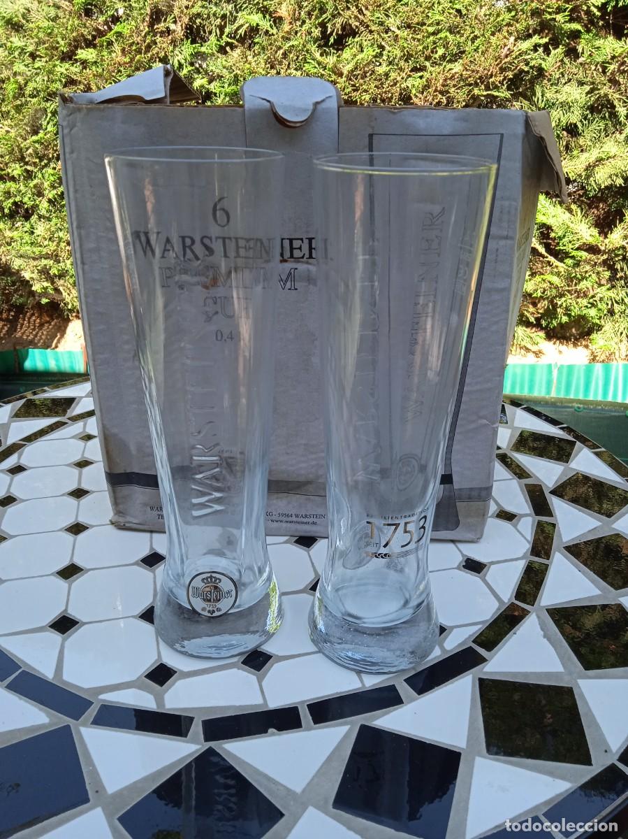 Collezionismo di birre: SEIS VASOS DE CERVEZA ALEMANA **WARSTEINER**