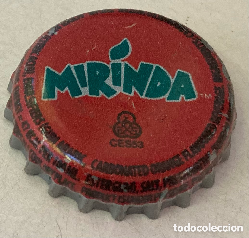 Coleccionismo de cervezas: KRONKORKEN TAPPI BOTTLE CAP CHAPA TAP&Oacute;N CORONA MIRINDA (1). RARA.ETHIOPIA.--LOTE N.3453----CARMANJO