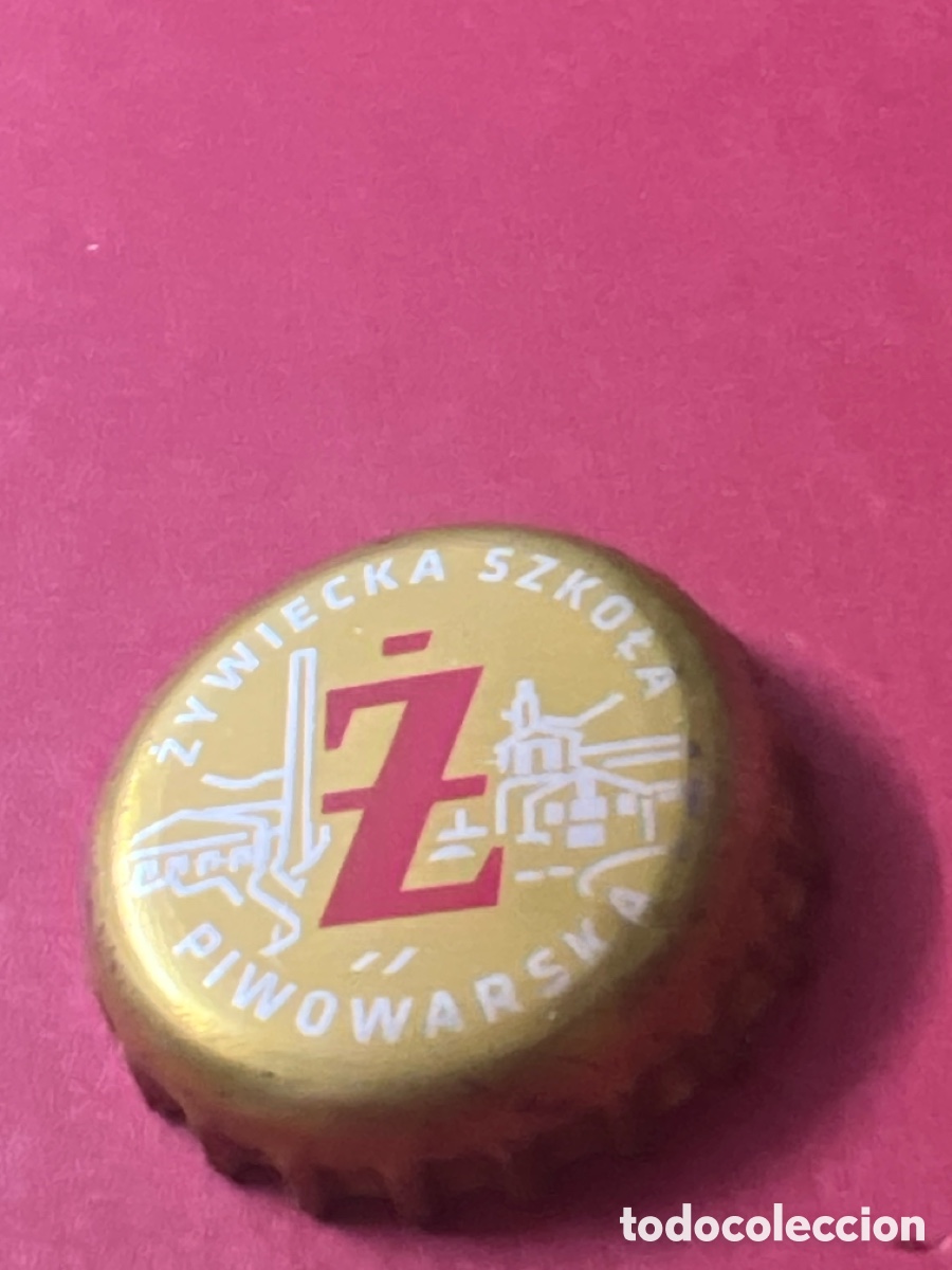 Colecionismo de cervejas: T4/X69/F5. CHAPA CERVEZA - Ż Żywiecka Szkoła Piwowarska