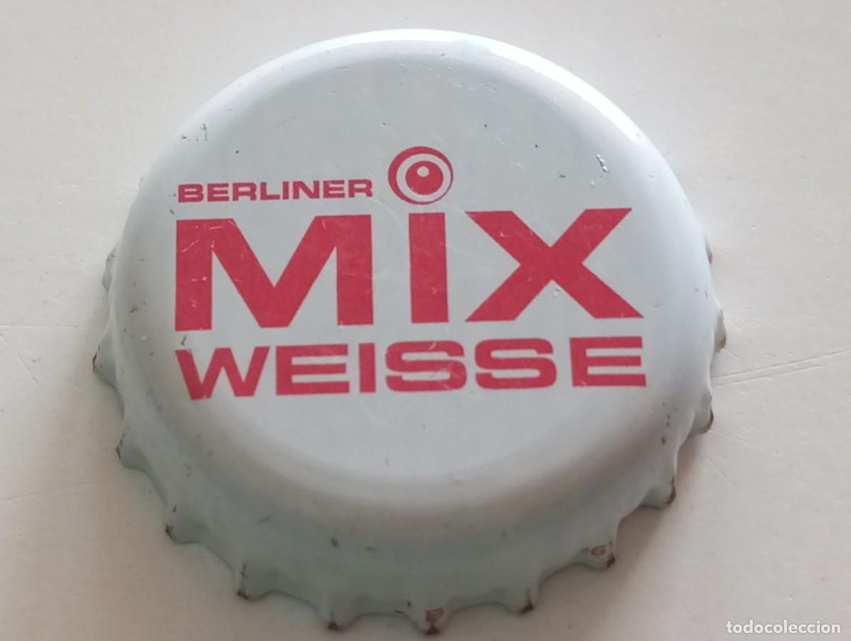 Coleccionismo de cervezas: Chapa tap&oacute;n corona de la cerveza alemana BERLINER MIX WEISSE