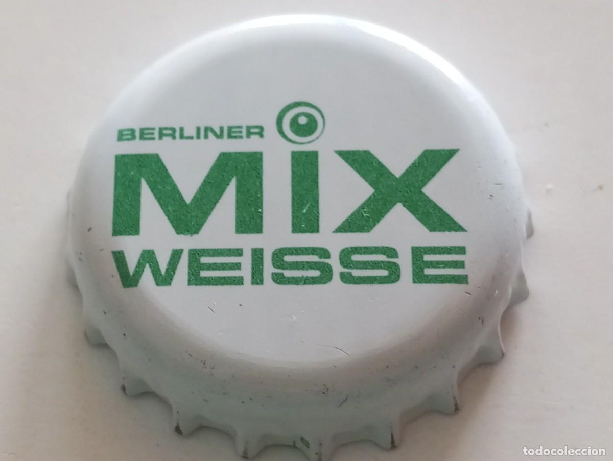 Coleccionismo de cervezas: Chapa tap&oacute;n corona de la cerveza alemana BERLINER MIX WEISSE