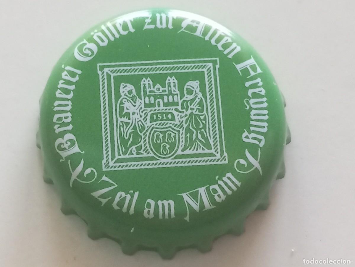 Coleccionismo de cervezas: Chapa tap&oacute;n corona de la cerveza alemana BRAUEREI G&Ouml;LLER