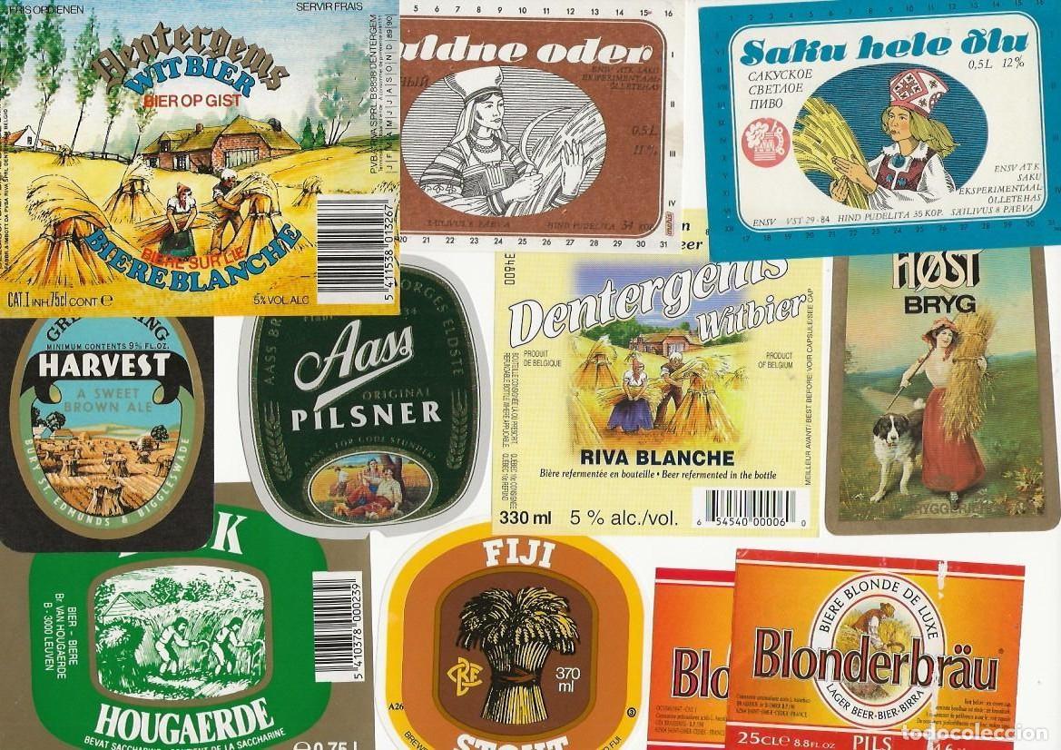 Coleccionismo de cervezas: LOTE TEMATICO: LA SIEGA DEL CEREAL