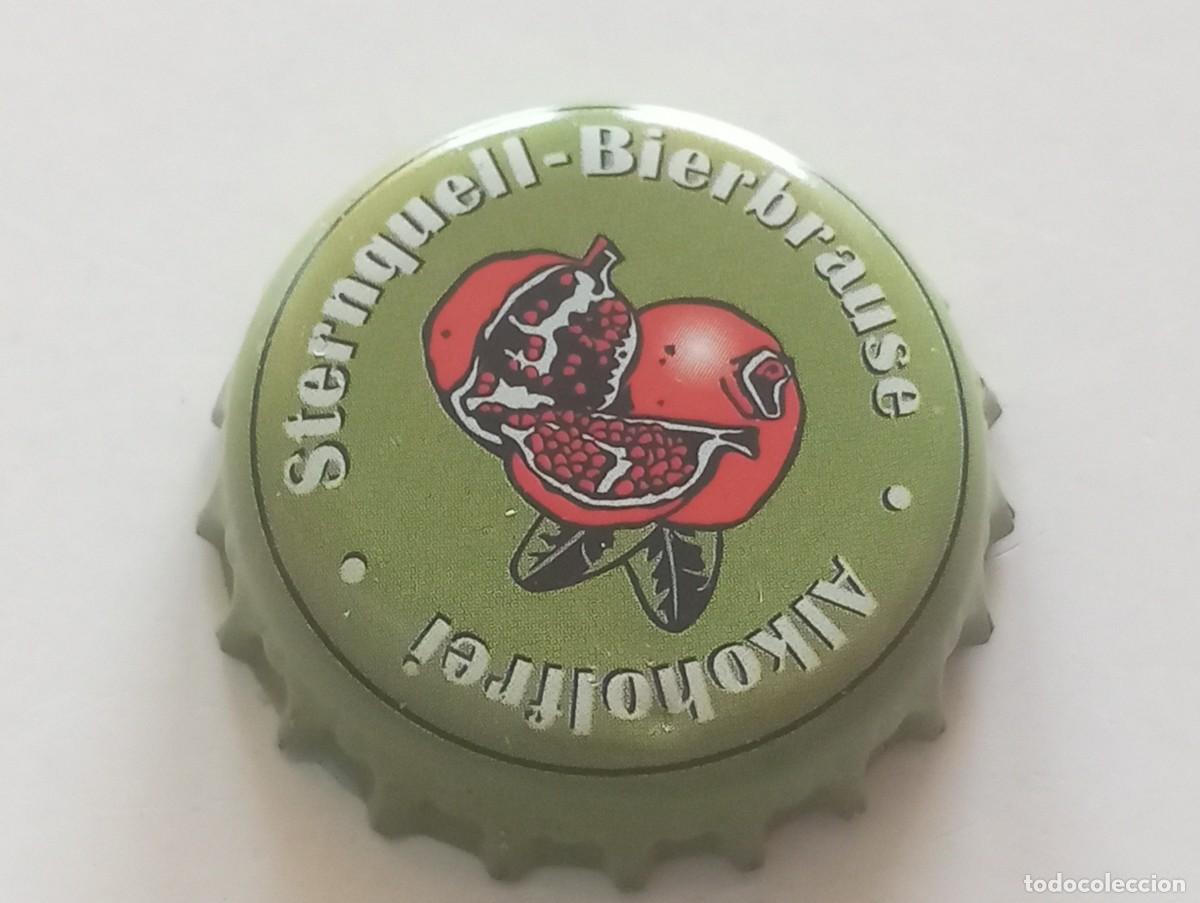 Coleccionismo de cervezas: Chapa tap&oacute;n corona de la cerveza alemana STERNQUELL-BIERBRAUSE ALKOHOLFREI