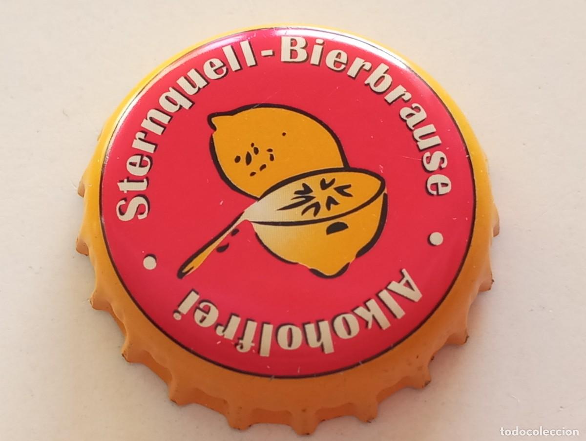 Coleccionismo de cervezas: Chapa tap&oacute;n corona de la cerveza alemana STERNQUELL-BIERBRAUSE ALKOHOLFREI
