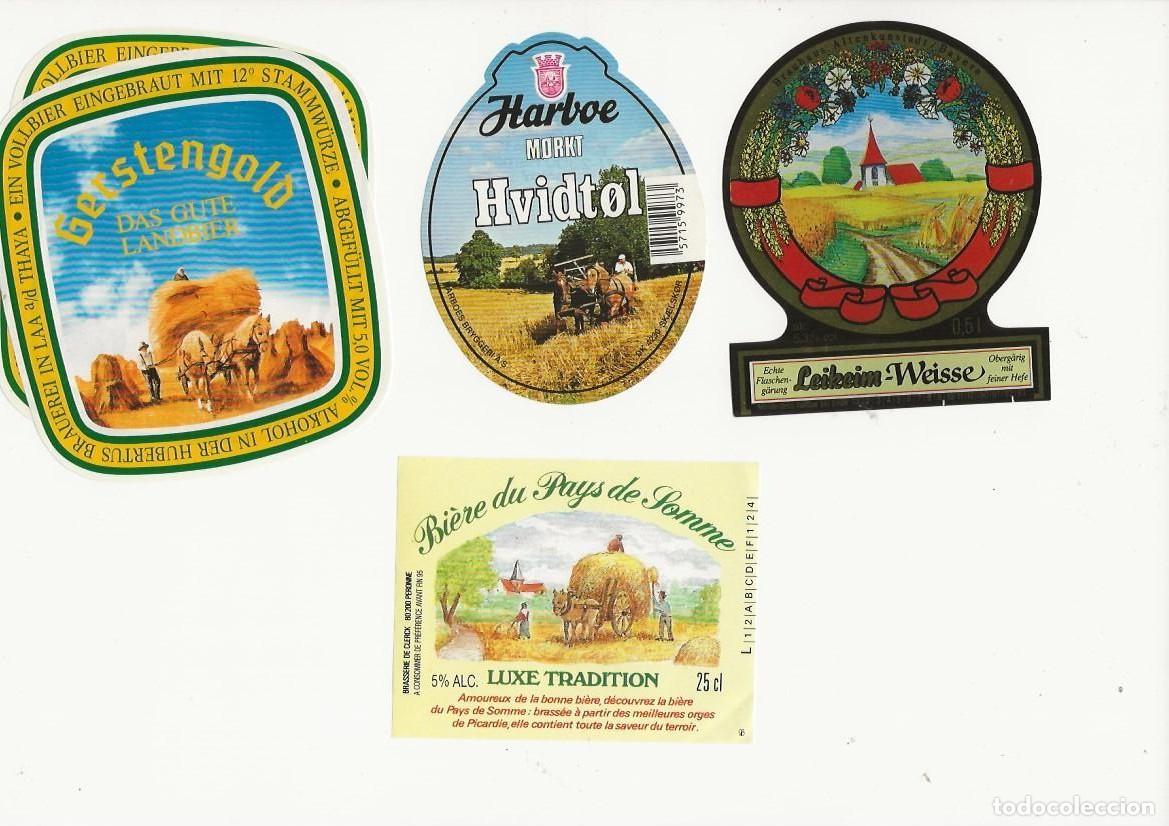 Coleccionismo de cervezas: LOTE TEMATICO: RECOLECCION DEL CEREAL