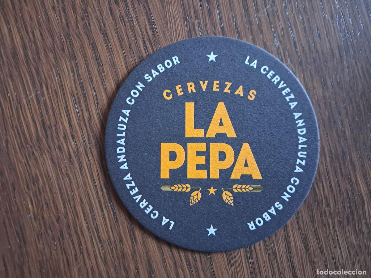 Coleccionismo de cervezas: posavasos de cerveza artesana, La Pepa, Andaluc&iacute;a.