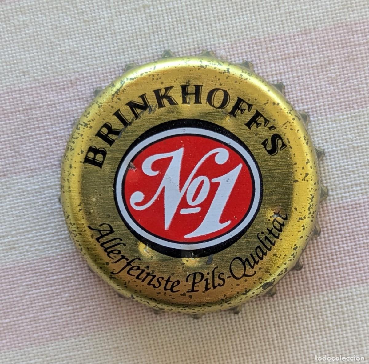 Coleccionismo de cervezas: Chapa Brinkhoff's N&ordm; 1 cerveza alemana