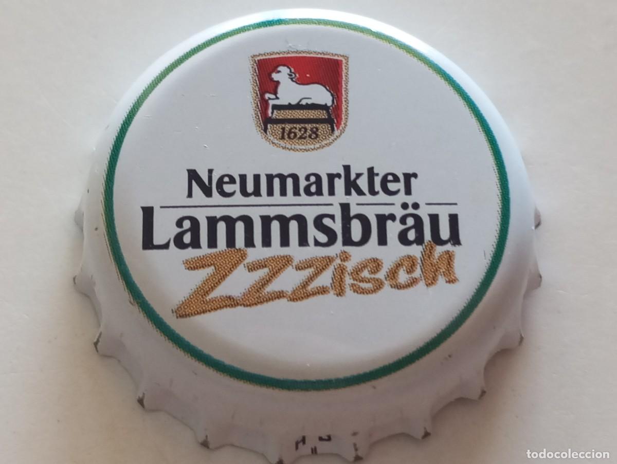 Coleccionismo de cervezas: Chapa tap&oacute;n corona de la cerveza alemana NEUMARKTER LAMMSBR&Auml;U ZZZISCH