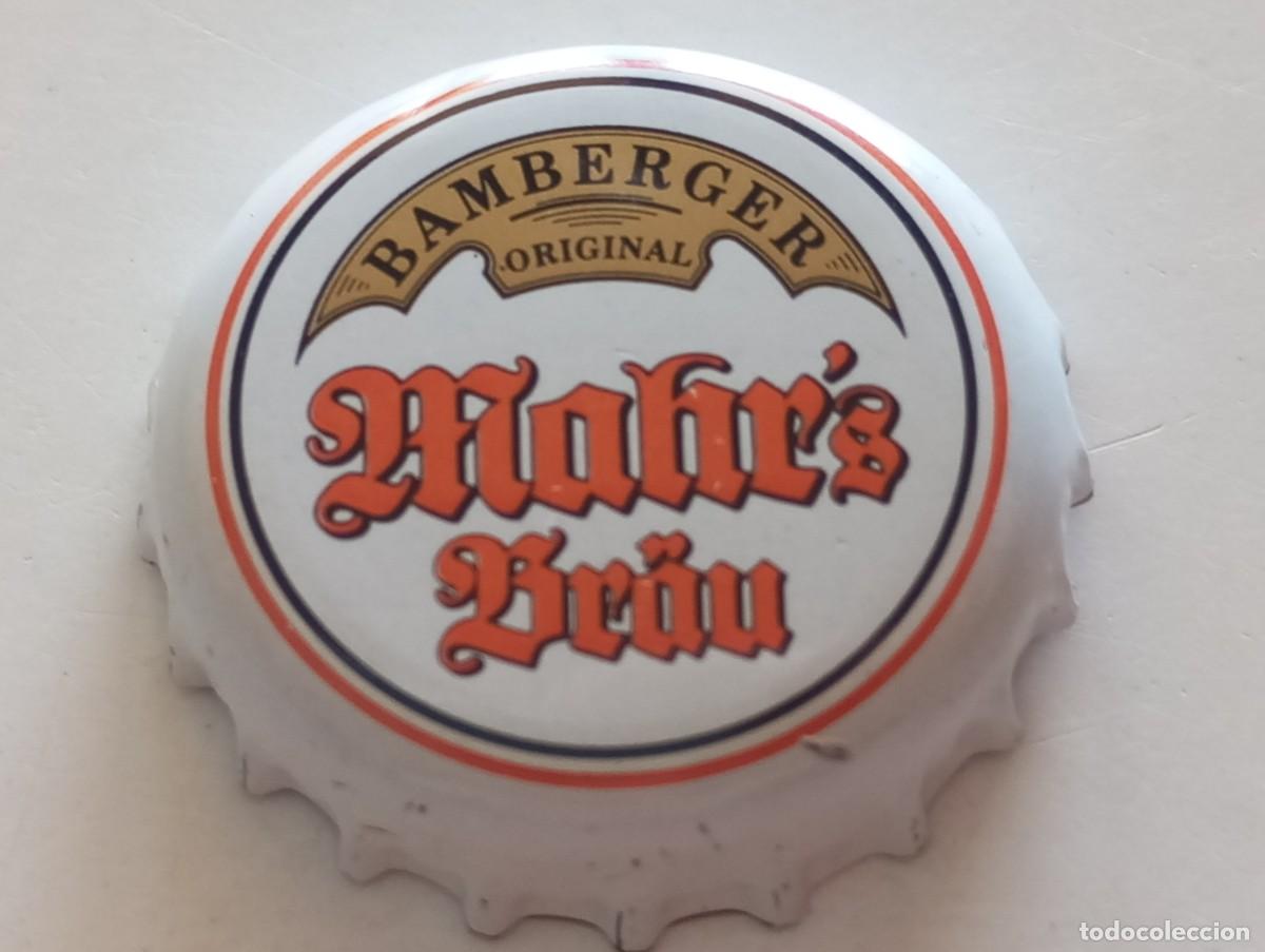 Coleccionismo de cervezas: Chapa tap&oacute;n corona de la cerveza alemana MAHR'S BR&Auml;U BAMBERGER ORIGINAL