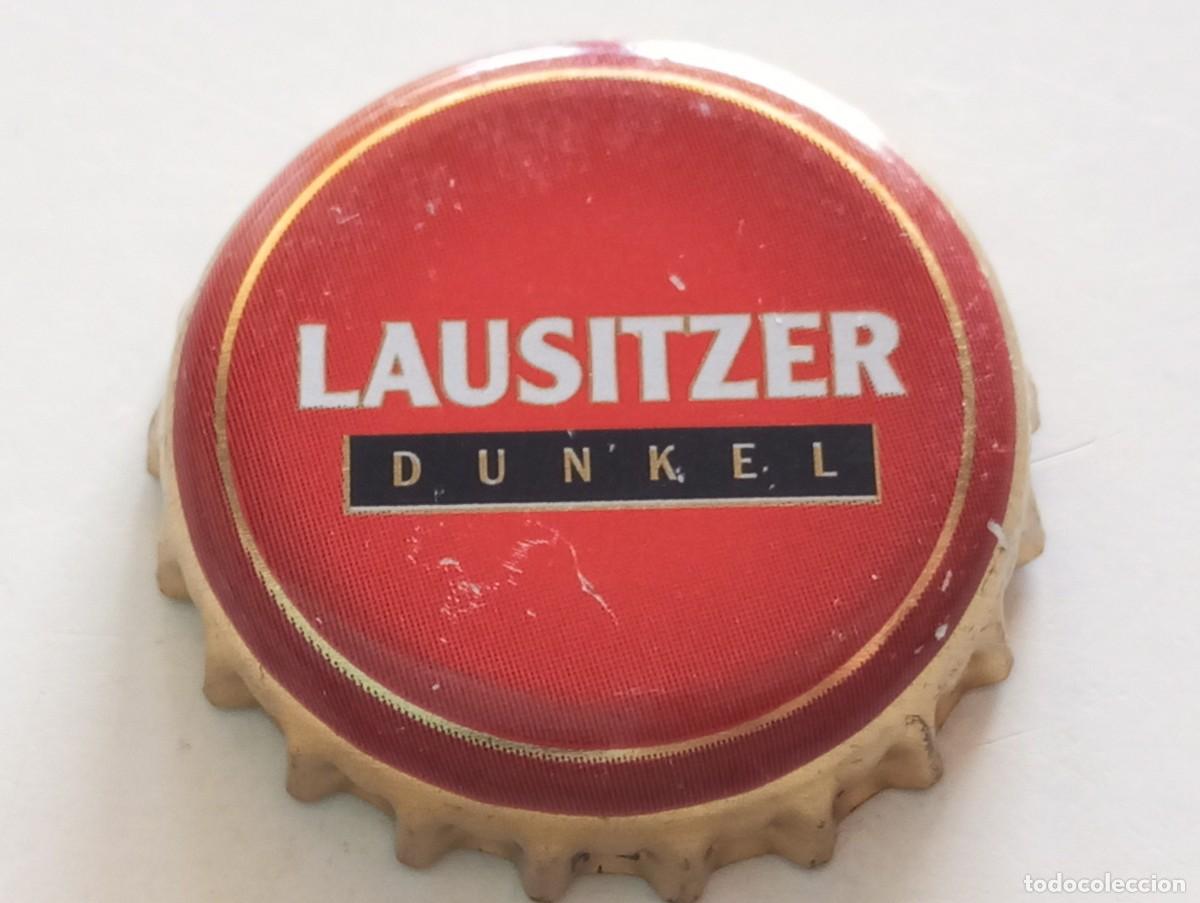 Coleccionismo de cervezas: Chapa tap&oacute;n corona de la cerveza alemana LAUSITZER DUNKEL
