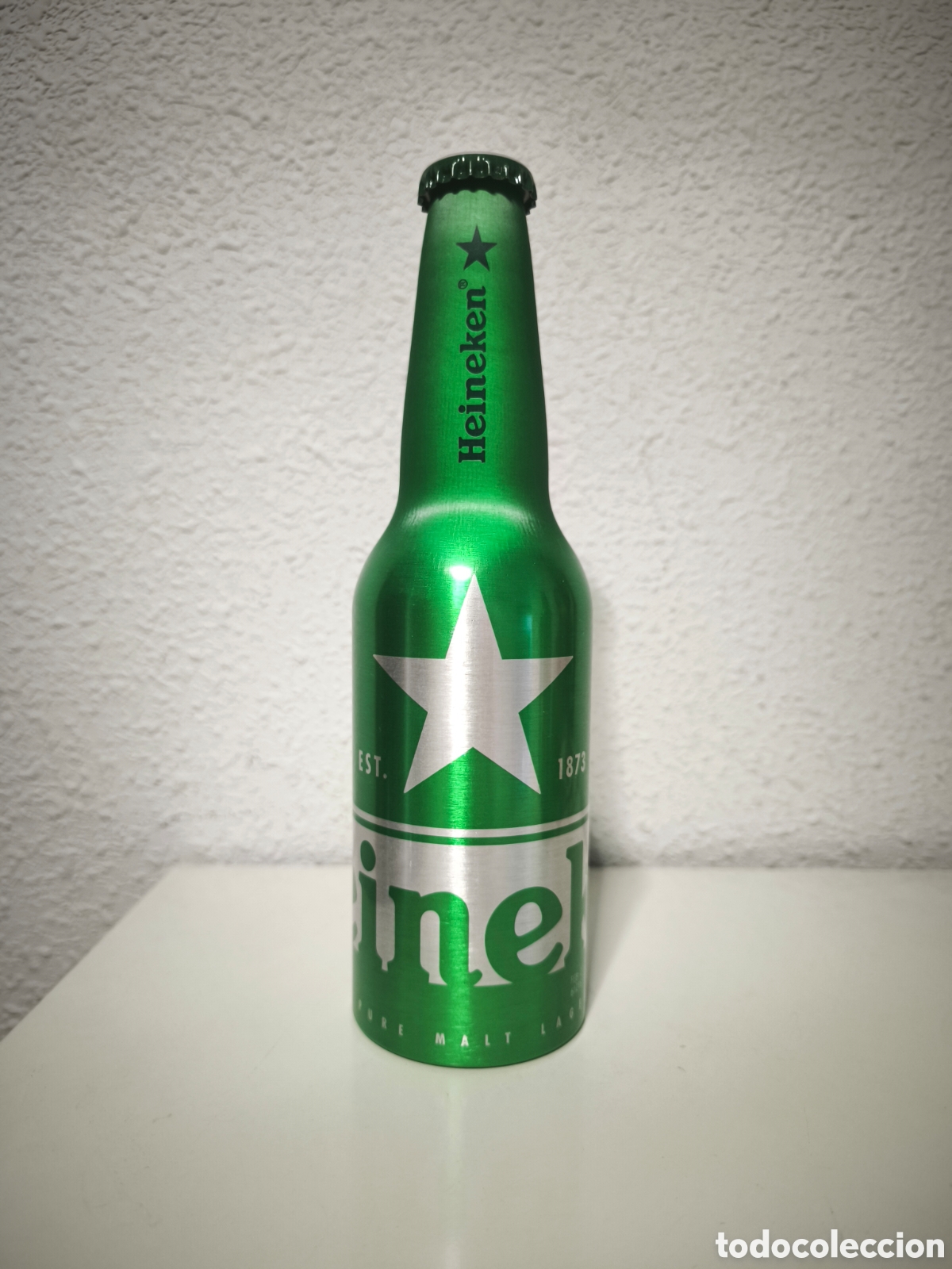 Coleccionismo de cervezas: Botella Heineken aluminio 2026