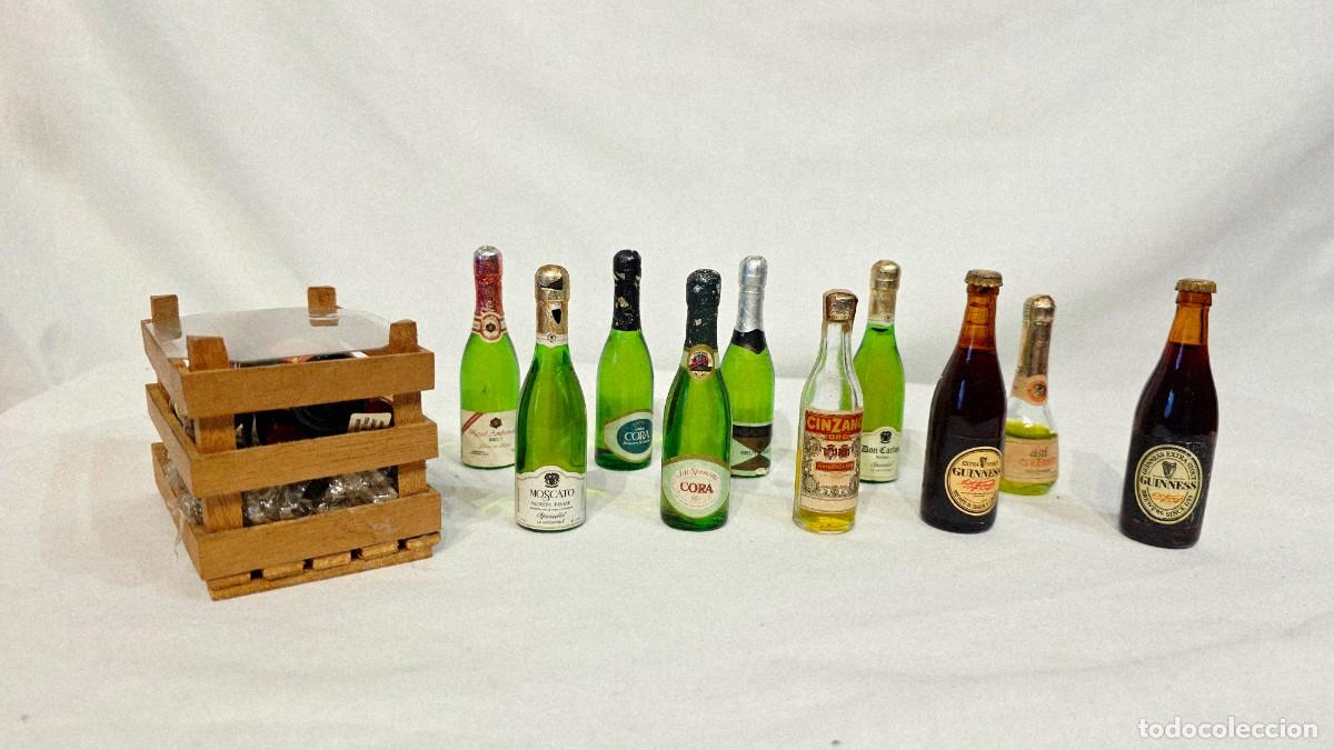 Coleccionismo de cervezas: 16 bottigliette Mignon -Vini e birra - anni 70'