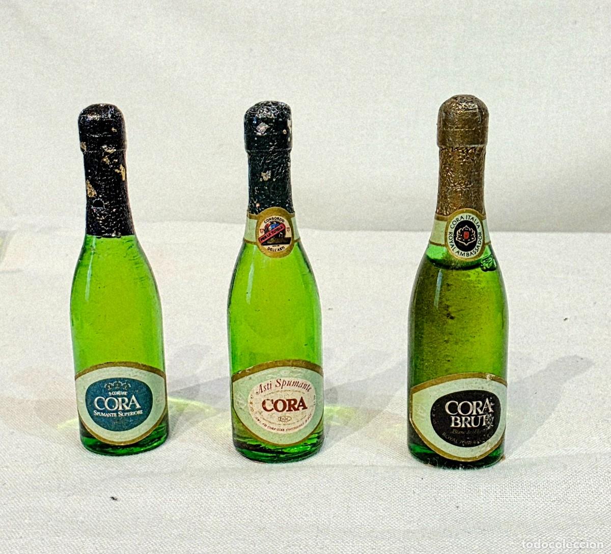 Coleccionismo de cervezas: 16 bottigliette Mignon -Vini e birra - anni 70 - Foto 6