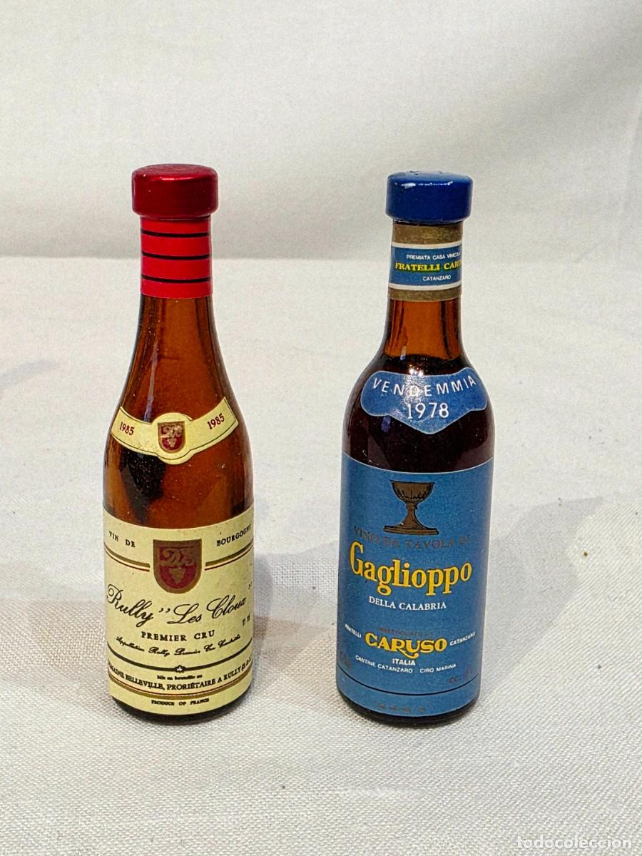 Coleccionismo de cervezas: 16 bottigliette Mignon -Vini e birra - anni 70 - Foto 15