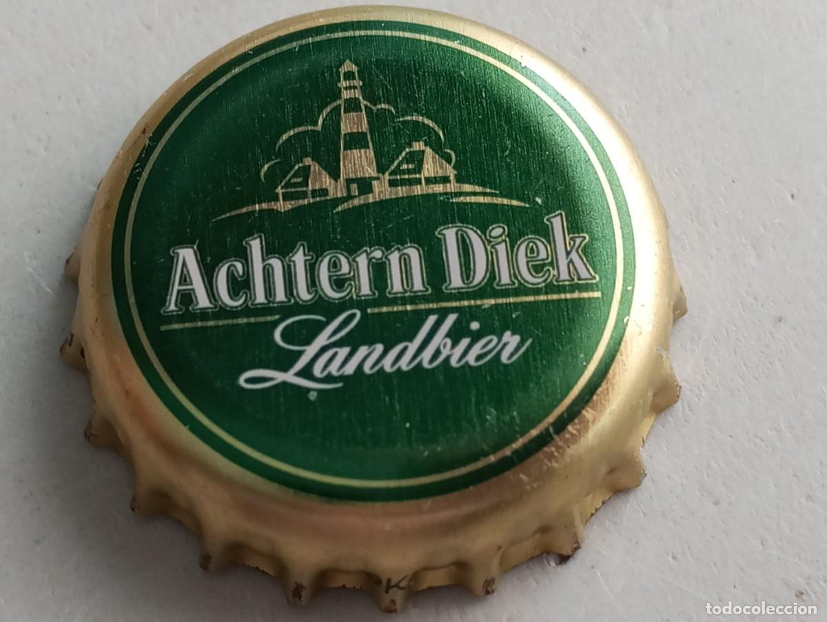 Coleccionismo de cervezas: Chapa tap&oacute;n corona de la cerveza alemana ACHTERN DIEK LANDBIER