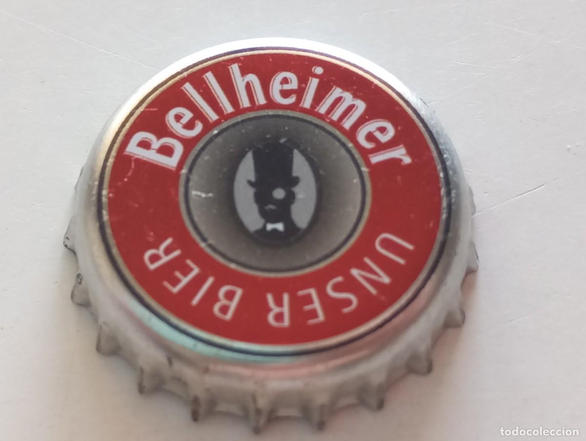 Coleccionismo de cervezas: Chapa tap&oacute;n corona de la cerveza alemana BELLHEIMER UNSER BIER EDEL EXPORT