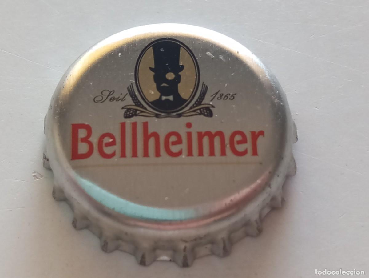 Coleccionismo de cervezas: Chapa tap&oacute;n corona de la cerveza alemana BELLHEIMER SEIT 1865