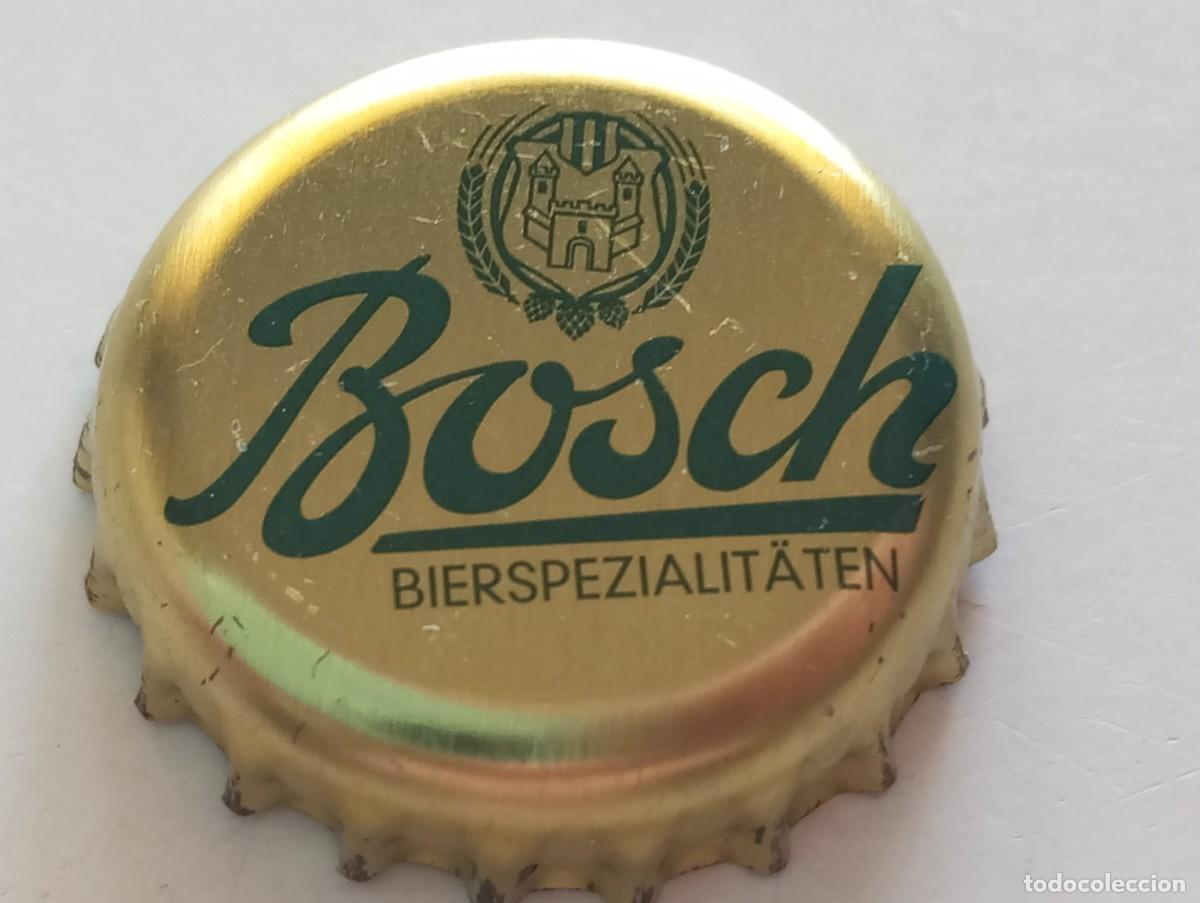 Coleccionismo de cervezas: Chapa tap&oacute;n corona de la cerveza alemana BOSCH BIERSPEZIALIT&Auml;TEN