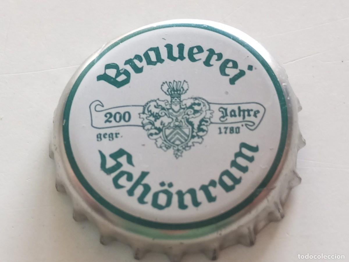 Coleccionismo de cervezas: Chapa tap&oacute;n corona de la cerveza alemana BRAUEREI SCH&Ouml;NRAM 200 JAHRE GEGR. 1780
