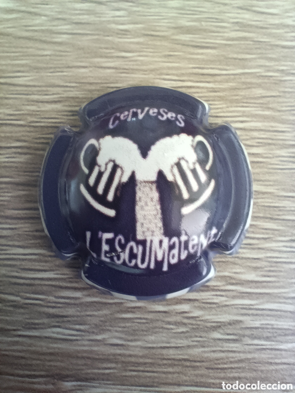 Coleccionismo de cervezas: CHAPA MUSELET TAPON CORONA CERVEZA L'ESCUMATENT (SABADELL)