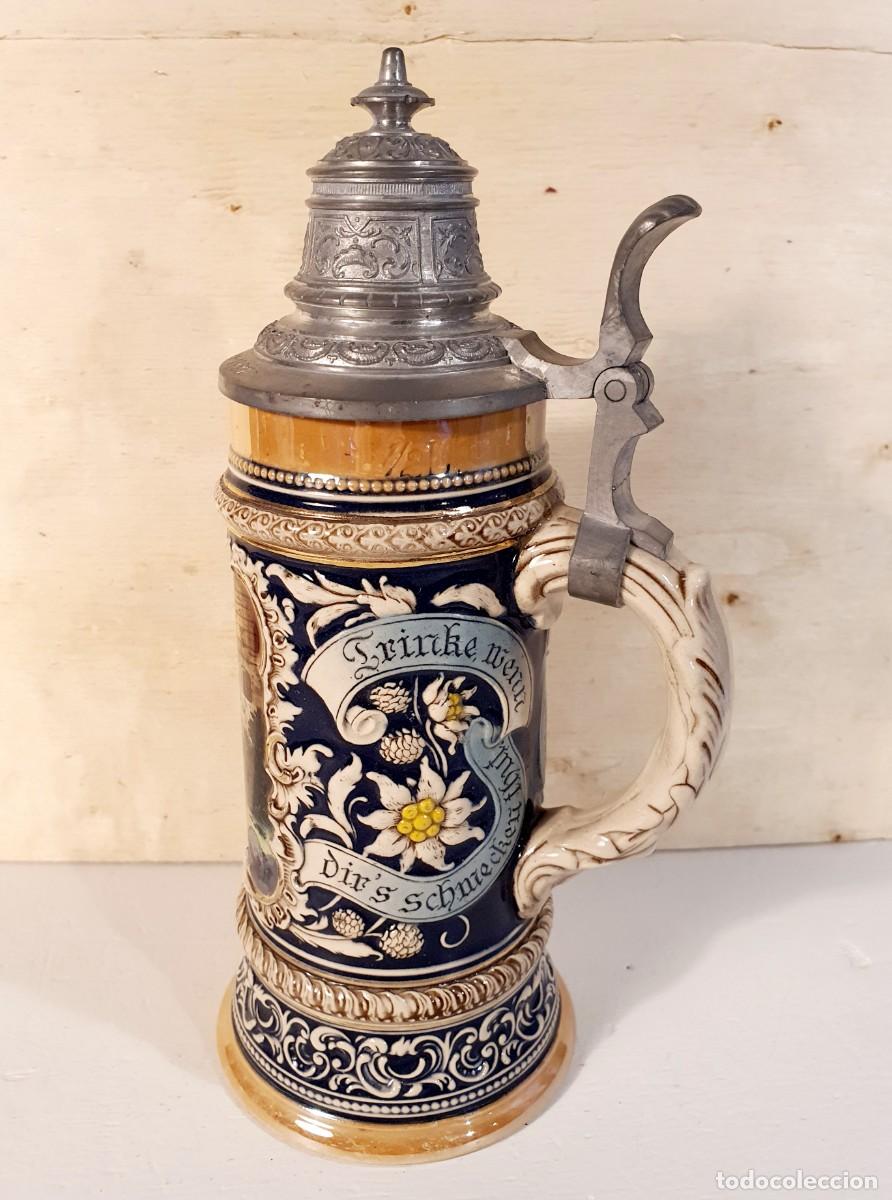 Coleccionismo de cervezas: Jarra de cerveza alemana. 1927.