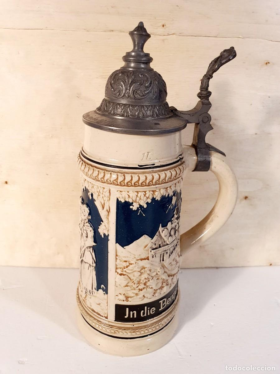 Coleccionismo de cervezas: Jarra de cerveza alemana, 1914.