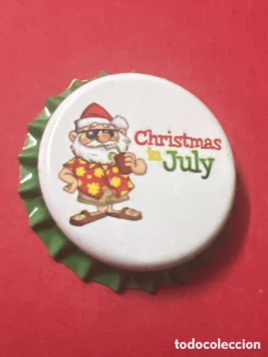 Coleccionismo de cervezas: T4/X69/L2. CHAPA CERVEZA - CHRISTMAS JULY- SIN ABRIR