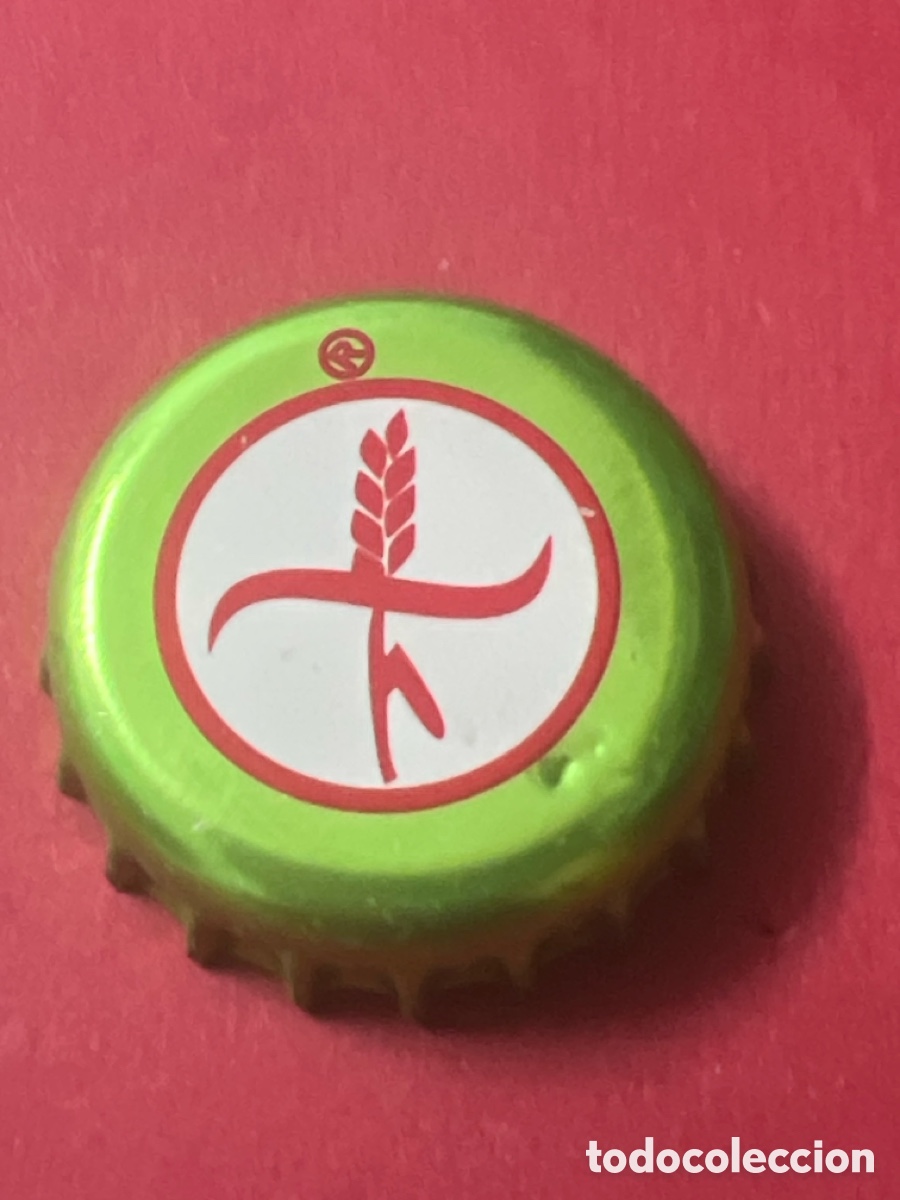 Sammeln von Brauereiartikeln: T4/X69/M1. CHAPA CERVEZA - TAPPO A CORONA BIRRA GLUTEN FREE Crown caps,kronkorken,chapa