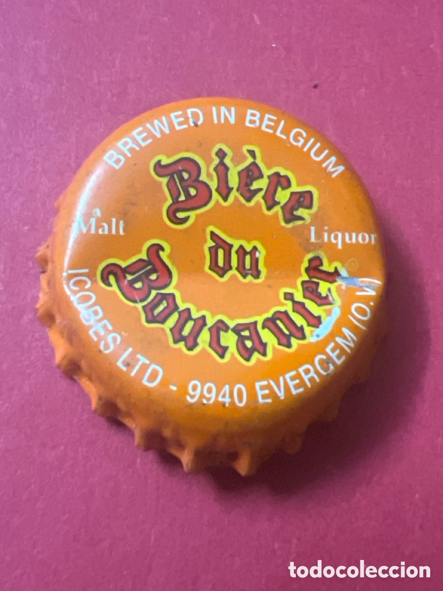 Coleccionismo de cervezas: T4/X69/N1. CHAPA CERVEZA - B&Eacute;LGICA - BIERE DU BIUCANIER