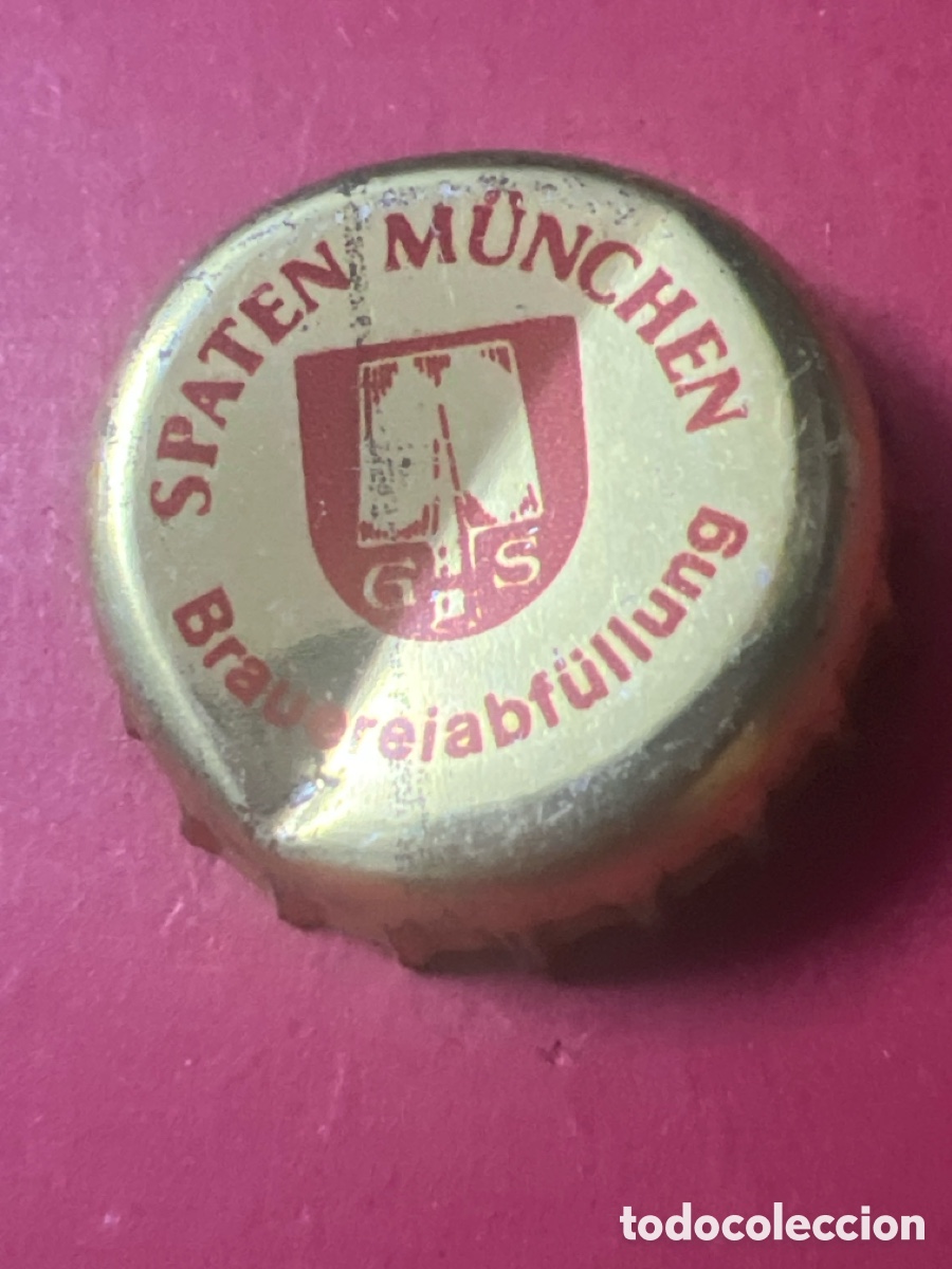 Coleccionismo de cervezas: T4/X69/N6. CHAPA CWRVEZA - Spaten M&uuml;nchen Brauereiabf&uuml;llung G S