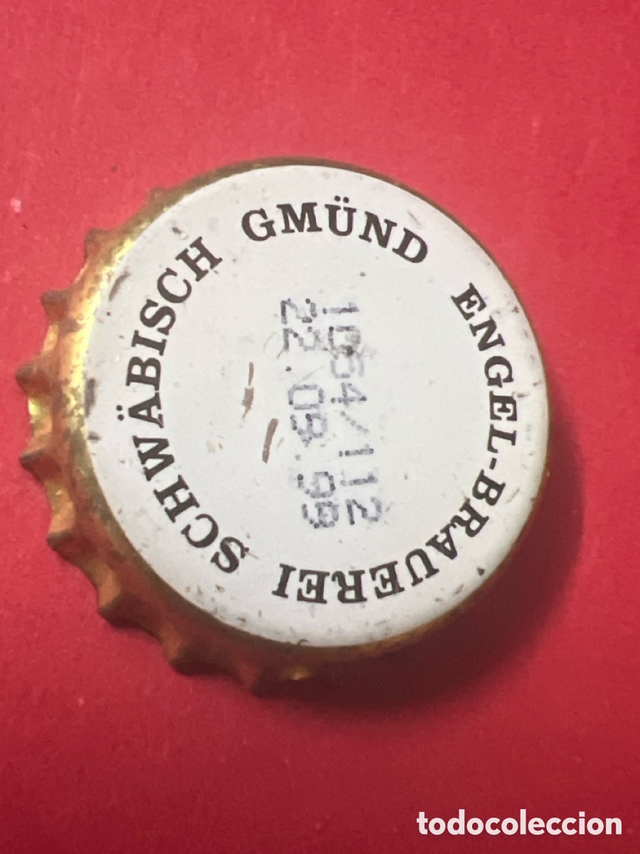 Coleccionismo de cervezas: T4/X69/Q3. CHAPA CERVEZA - Engel-Brauerei Schw&auml;bisch Gm&uuml;nd