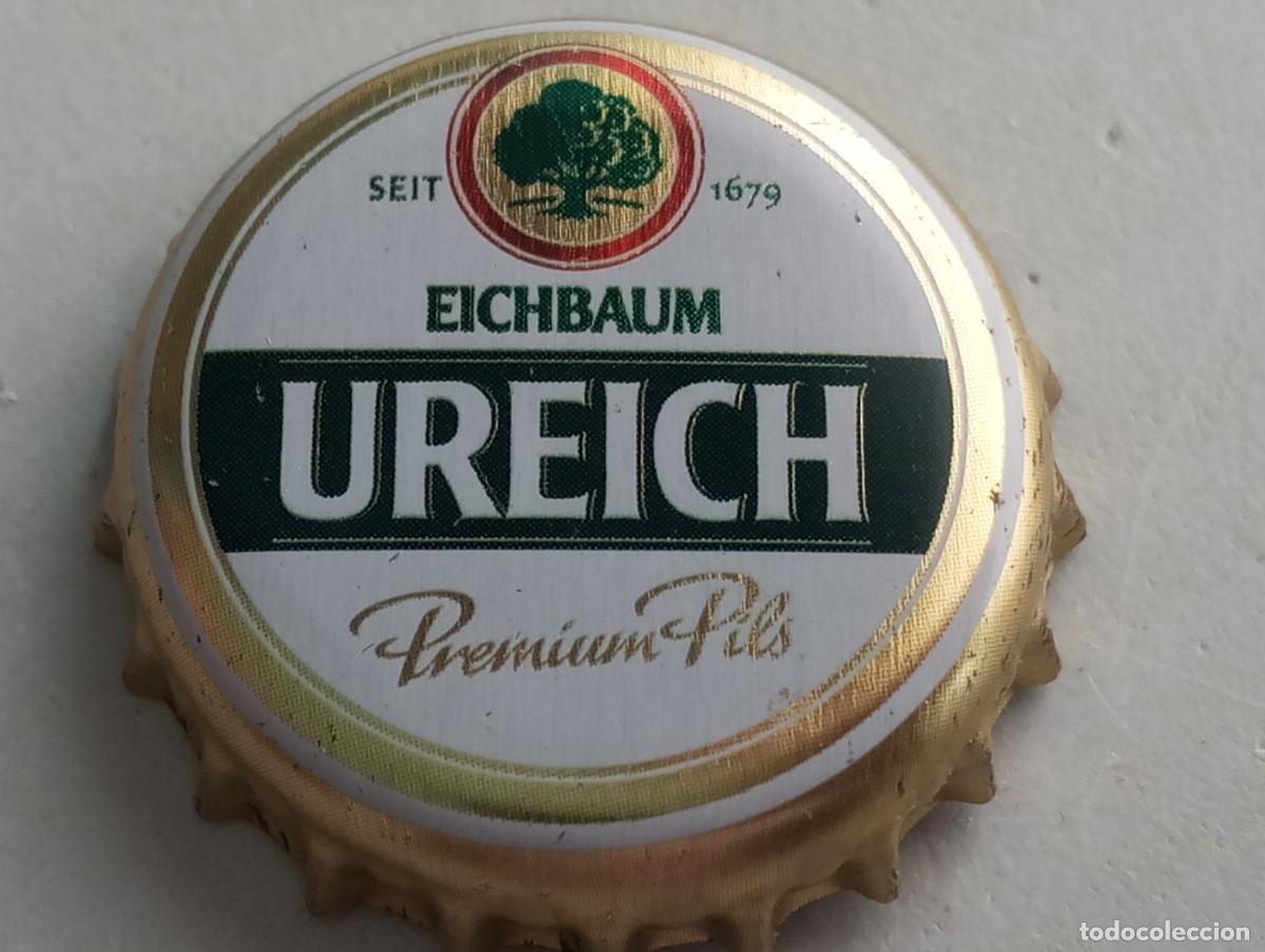 Coleccionismo de cervezas: Chapa tap&oacute;n corona de la cerveza alemana EICHBAUM UREICH PREMIUM PILS SEIT 1679